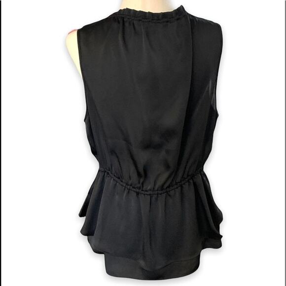CYNTHIA Steffe Hanna drawstring blouse in black. Size large. New with tags - Picture 3 of 8